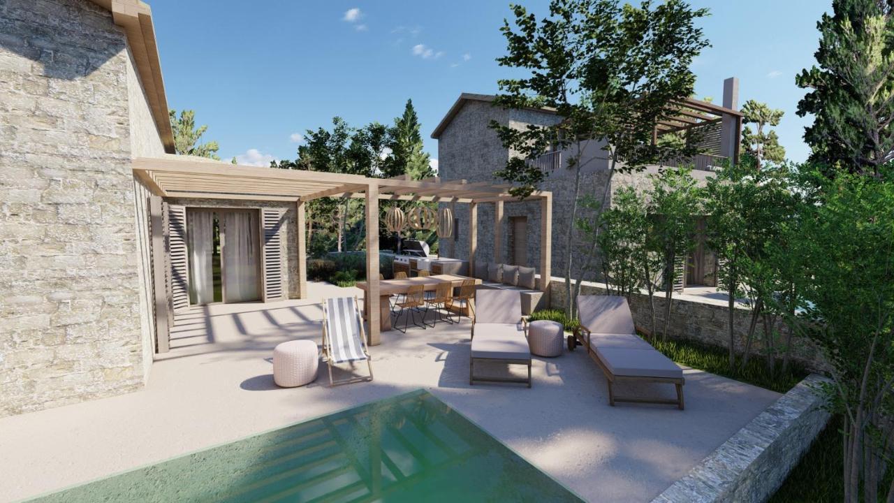 Papadria Villas - Modern Luxury Villas Near Kathisma Beach Tsoukaládhes Buitenkant foto