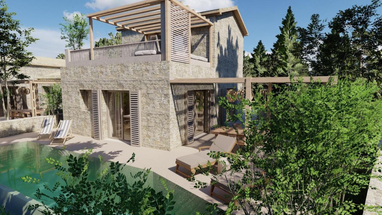 Papadria Villas - Modern Luxury Villas Near Kathisma Beach Tsoukaládhes Buitenkant foto