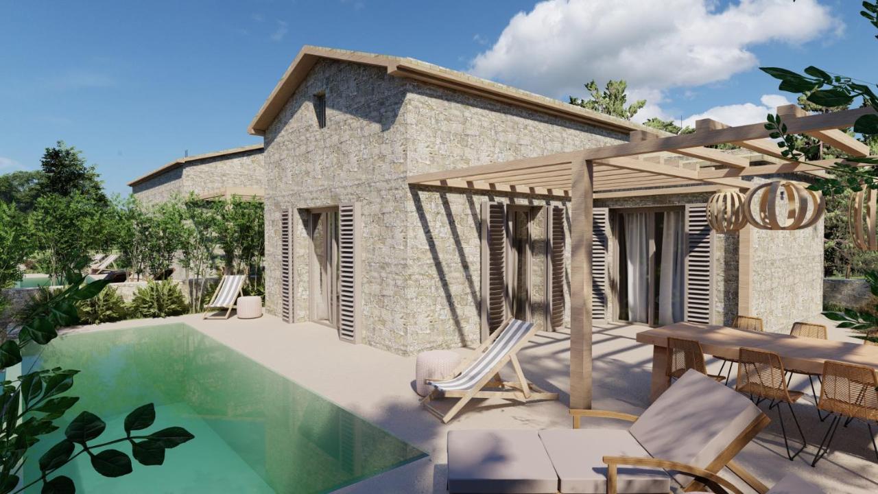 Papadria Villas - Modern Luxury Villas Near Kathisma Beach Tsoukaládhes Buitenkant foto